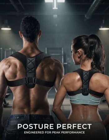 Back Posture Relief Belt - front view showing ergonomic design